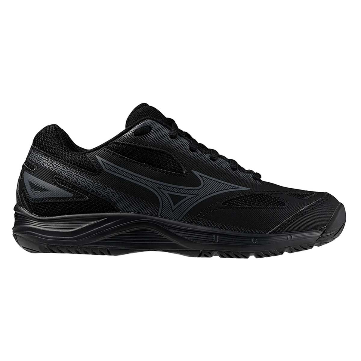 Stealth Star 2 Junior Netball Black/Ebony - shoeguru-au