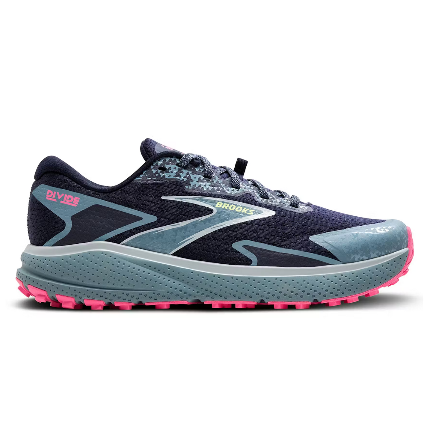 Brooks Women's Divide 5 (B) Peacoat / Black / Pink