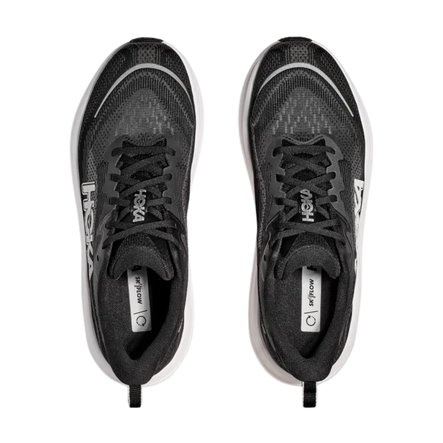 Hoka Men's Skyflow (2E) Black / White - shoeguru-au
