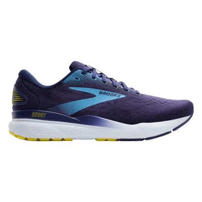 Brooks Men's Ghost 16 (D) Blue / Bonnie Blue / Yellow - shoeguru-au