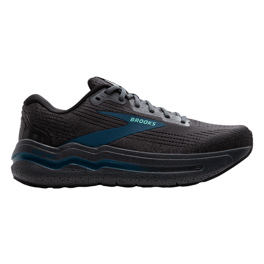 Brooks Men’s Ghost Max 2 (4E) Ebony / Cockatoo / Blue Sapphire - shoeguru-au