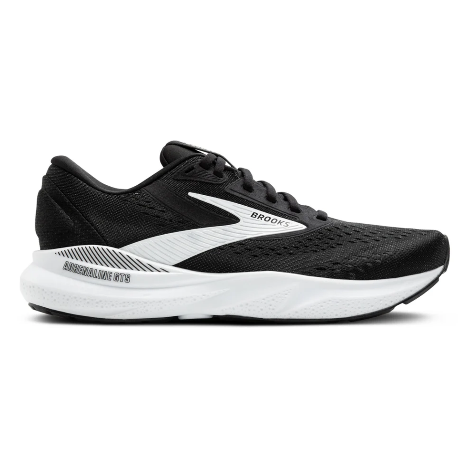 Brooks Men's Adrenaline GTS 24 (2E) Black / White - shoeguru-au