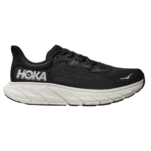 Hoka Women's Arahi 7 (D) Black / White - shoeguru-au