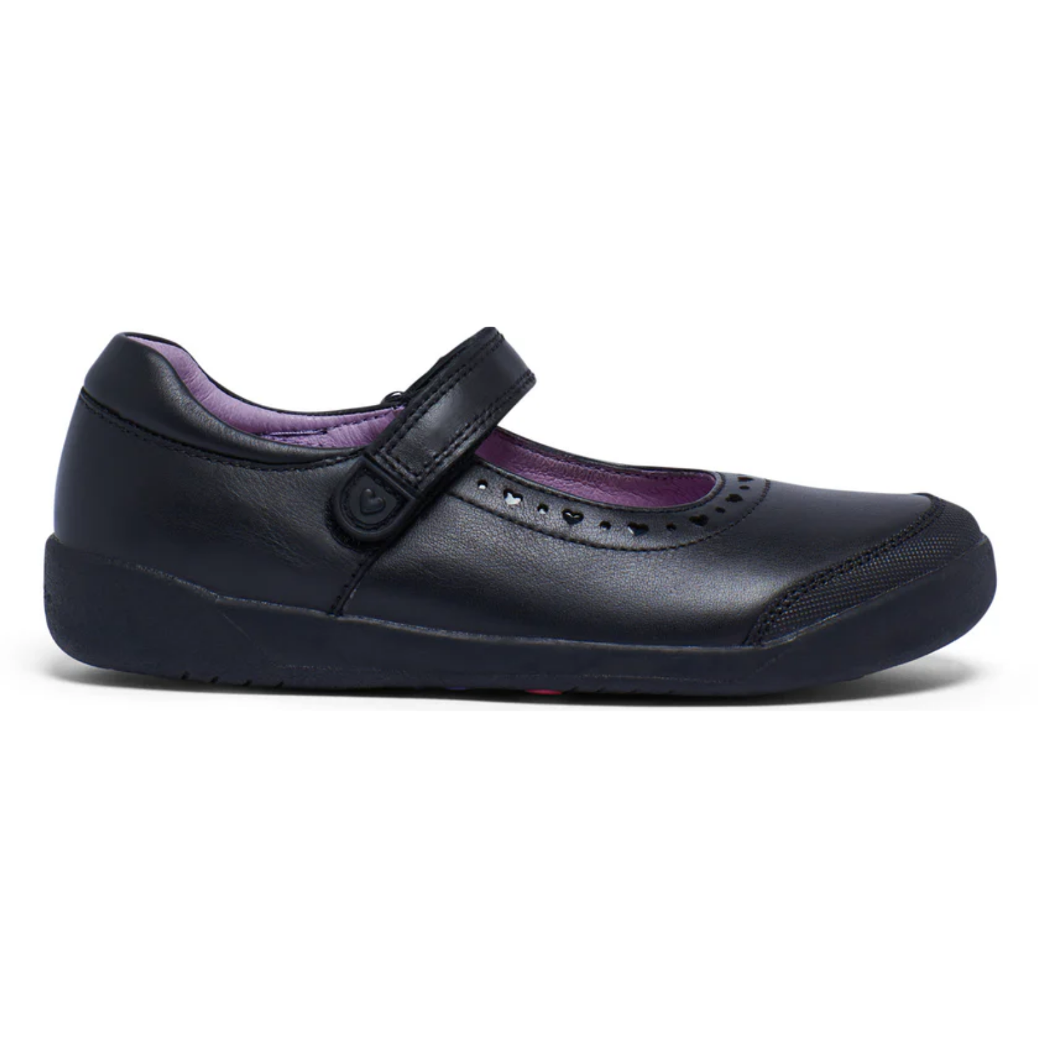 Clarks Bonnie (D) Black / Shopkins - shoeguru-au