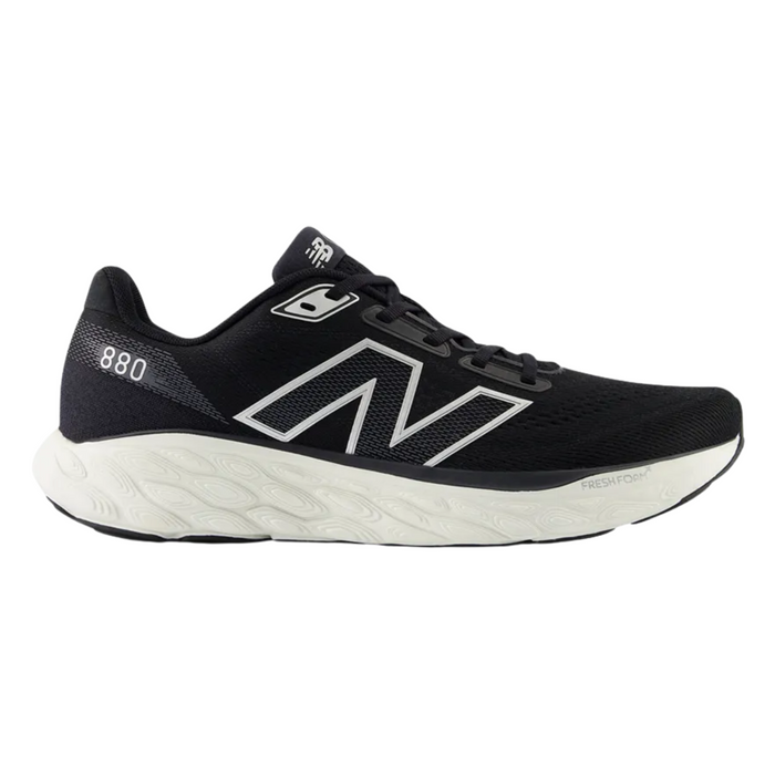 New Balance Men's 880 v14 (2E) Black / Sea Salt / Silver Metallic — Black / Sea Salt / Silver Metallic