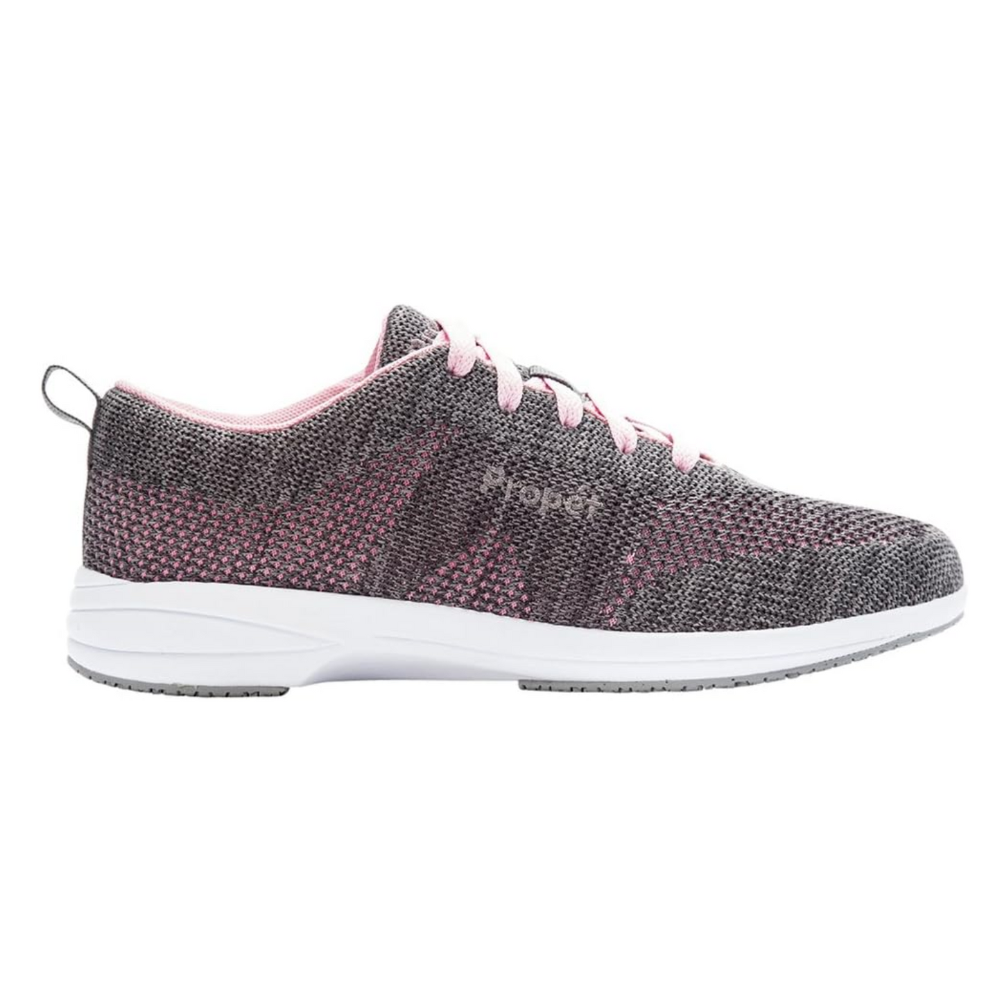 Propet Women's Washable Walker Evo (D) Grey / Pink - shoeguru-au