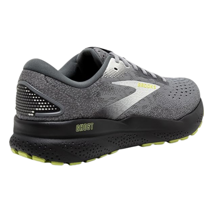 Brooks Men's Ghost 16 (D) Primer / Grey / Lime — Primer / Grey / Lime