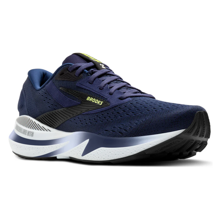 Brooks Men's Adrenaline GTS 24 (D) Peacoat / Black / Sharp Green — Peacoat / Black / Sharp Green
