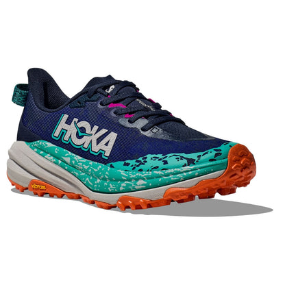 Hoka Women's Speedgoat 6 (B) Varsity Navy / Meteor - shoeguru-au
