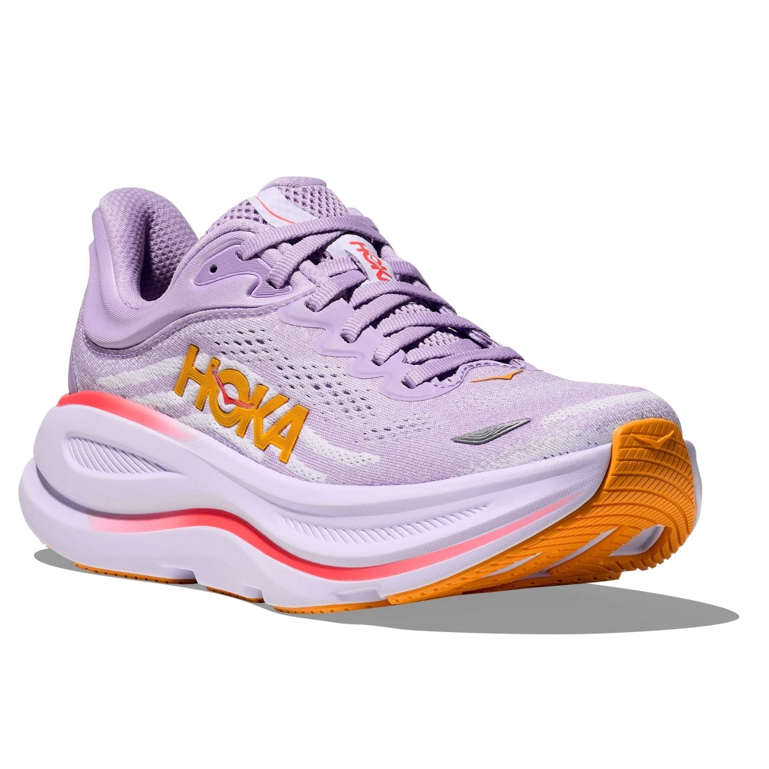 Hoka Women's Bondi 9 (B) Aster Flower / Starlight Glow - shoeguru-au