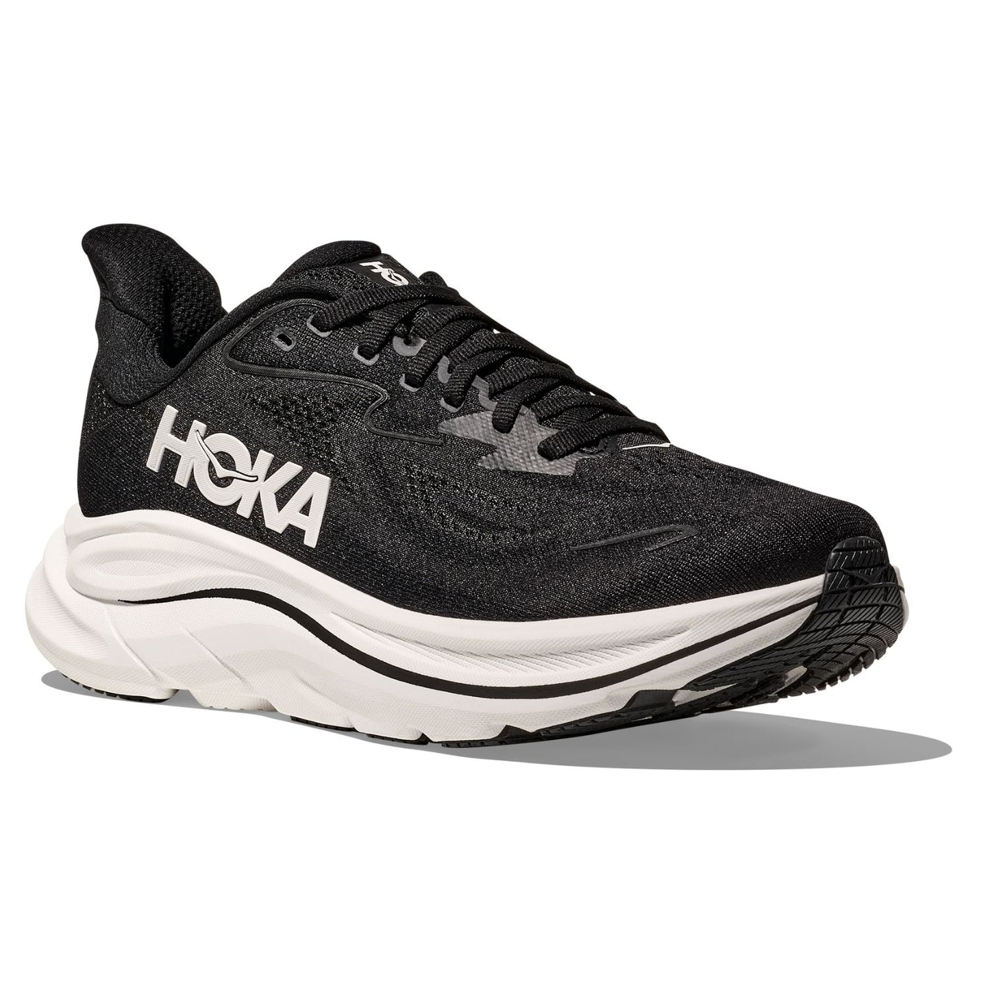 Hoka Men's Clifton 10 (4E) Black / White - shoeguru-au