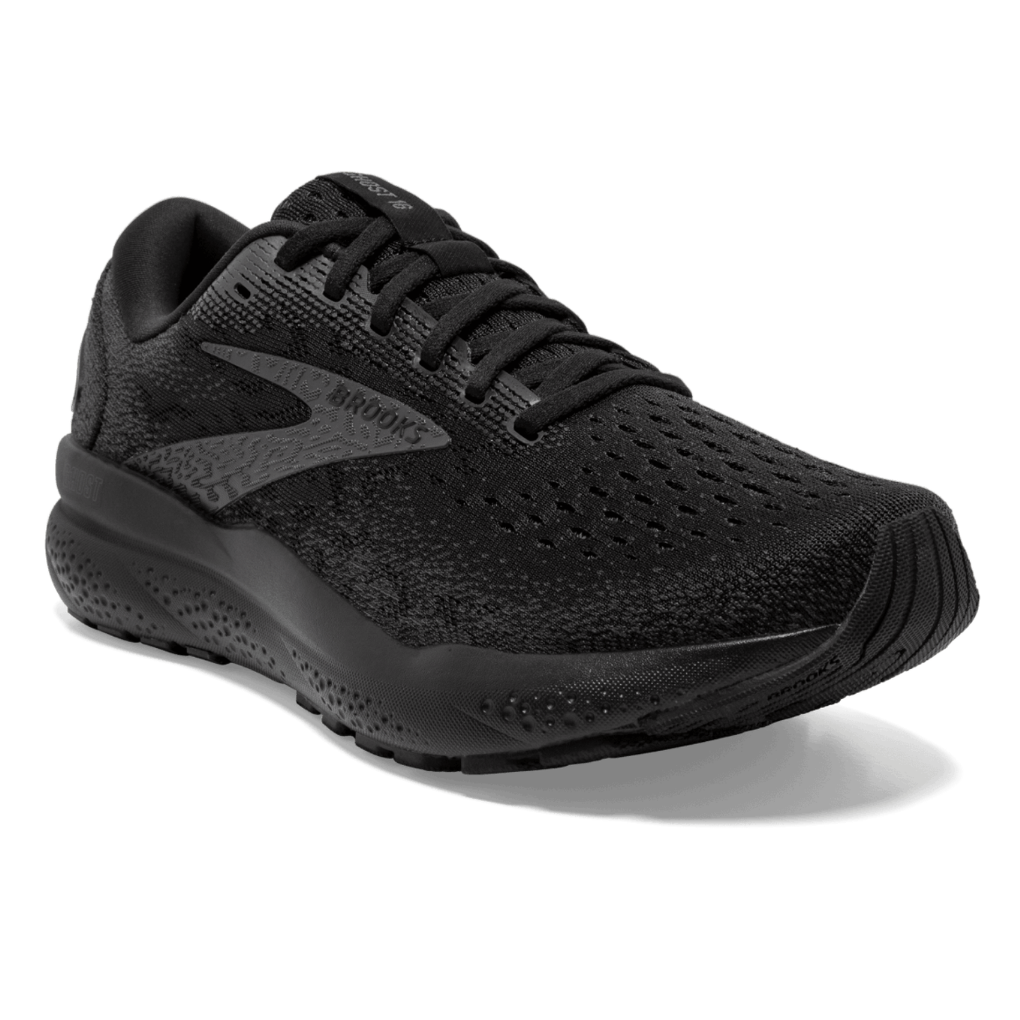 Brooks Women’s Ghost 16 GTX Black / Black / Ebony - shoeguru-au