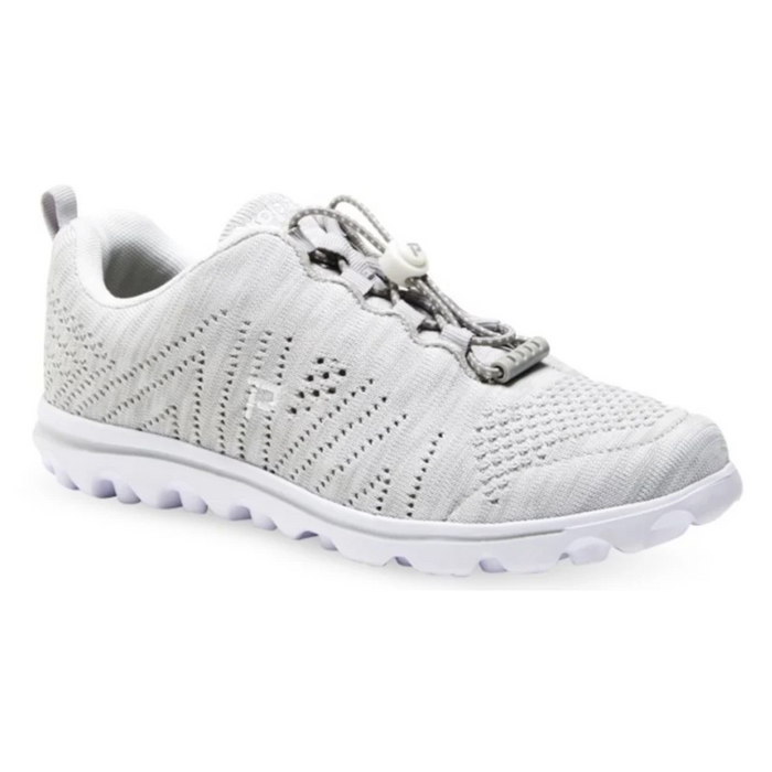 Propet Women's TravelFit (B) Silver / White — Silver / White