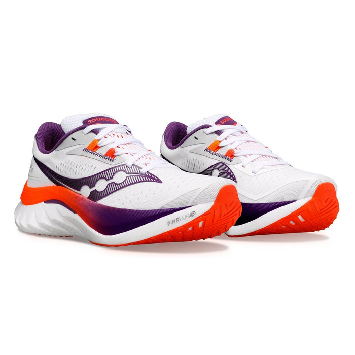 Saucony Women's Endorphin Speed 4 (B) White / Violet — White / Violet