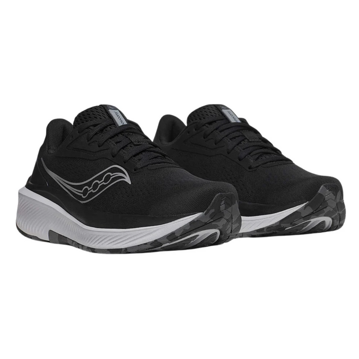 Saucony Women's Echelon 10 (D) Black / Silver — Black / Silver