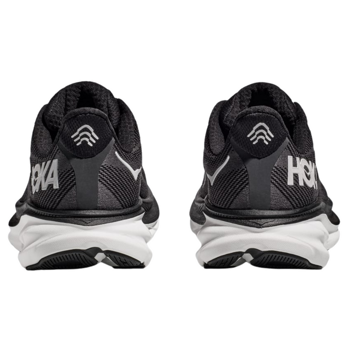 Hoka Men's Clifton 9 (D) Black / White — Black / White