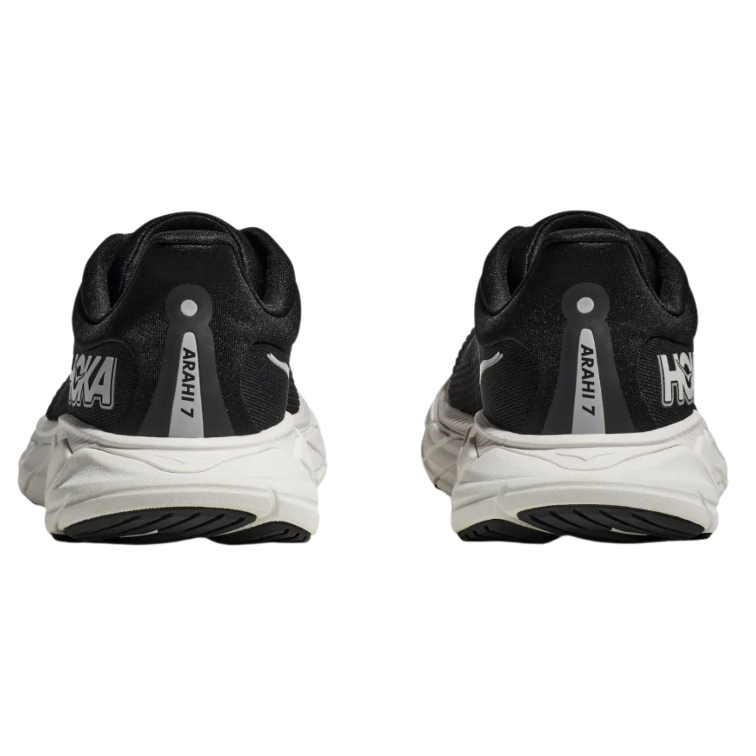 Hoka Women's Arahi 7 (D) Black / White - shoeguru-au