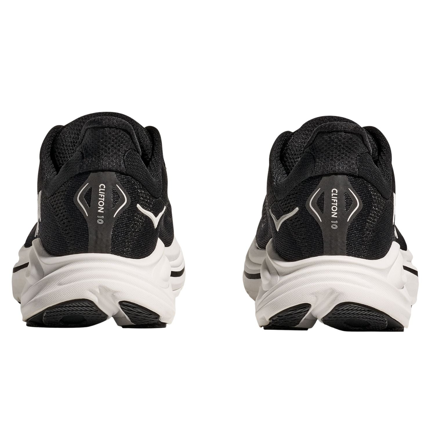 Hoka Men's Clifton 10 (4E) Black / White - shoeguru-au