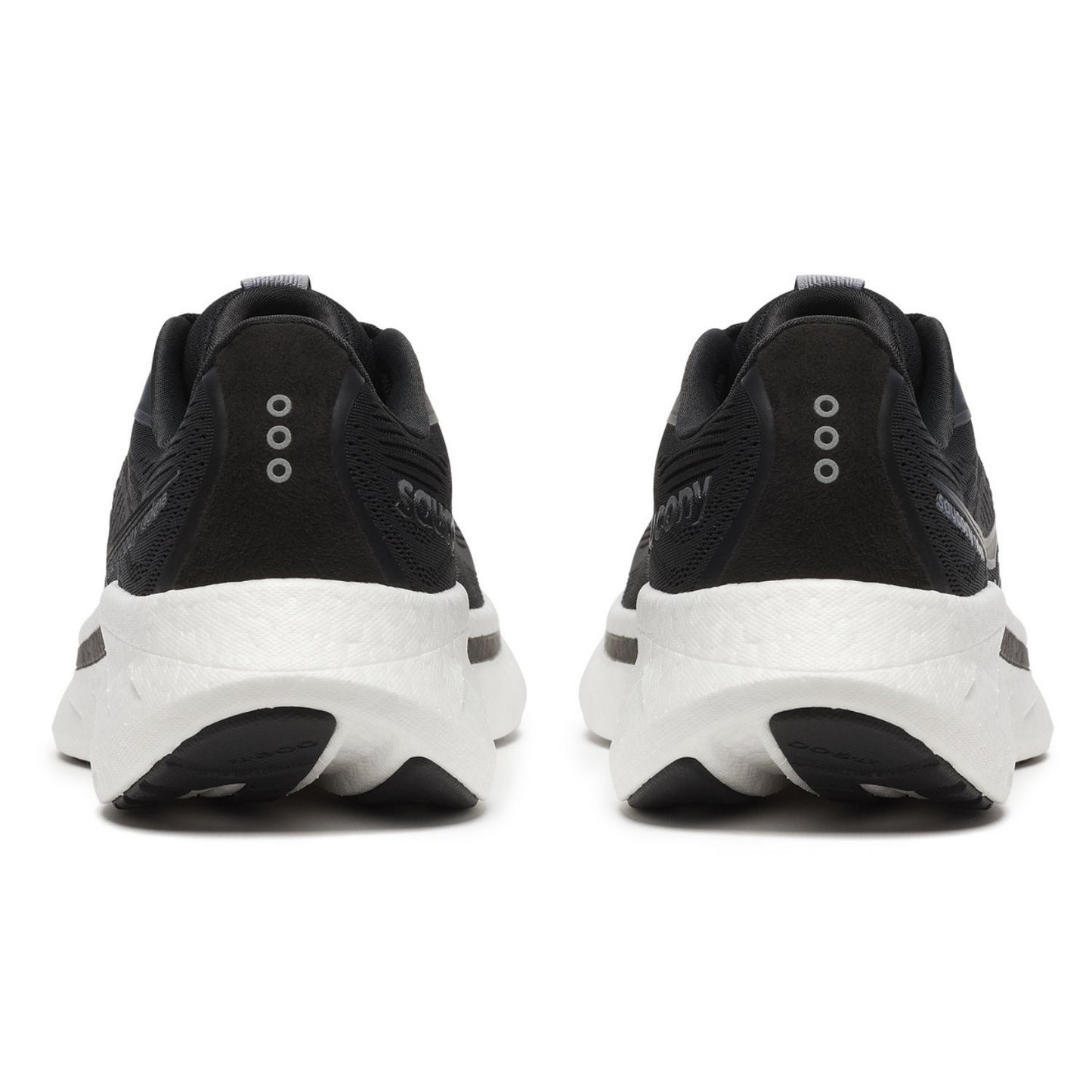 Saucony Women's Ride 18 (D) Black / White - shoeguru-au