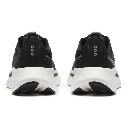 Saucony Women's Ride 18 (D) Black / White - shoeguru-au