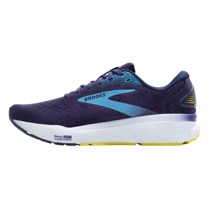 Brooks Men's Ghost 16 (D) Blue / Bonnie Blue / Yellow - shoeguru-au