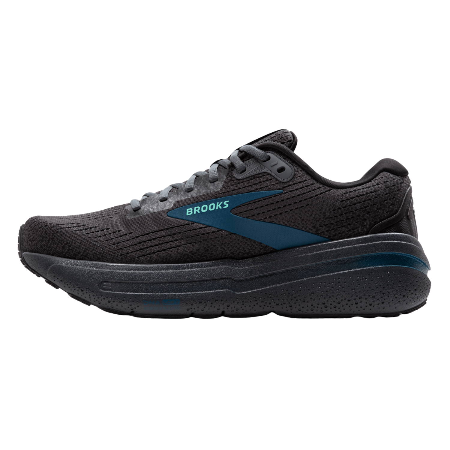 Brooks Men’s Ghost Max 2 (4E) Ebony / Cockatoo / Blue Sapphire - shoeguru-au