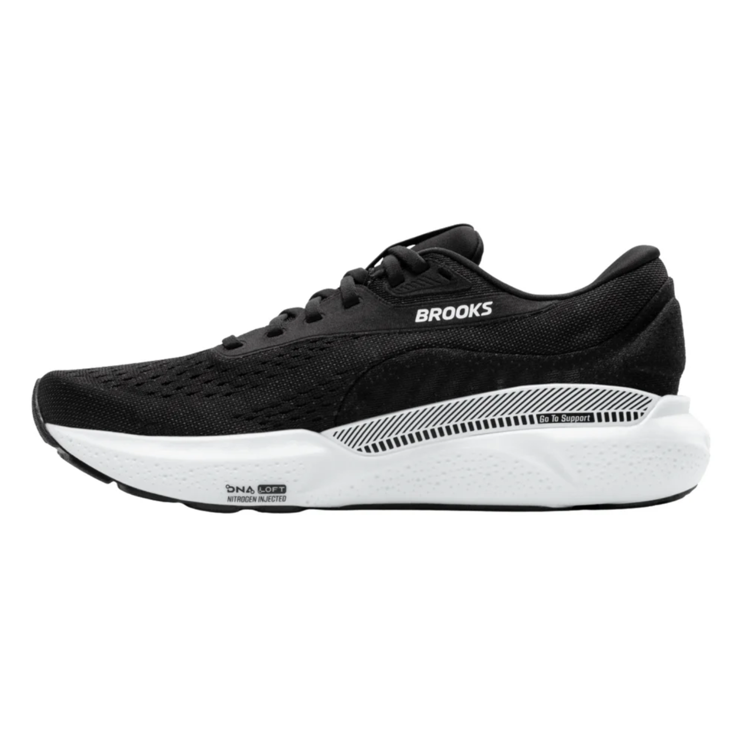 Brooks Men's Adrenaline GTS 24 (D) Black / White - shoeguru-au