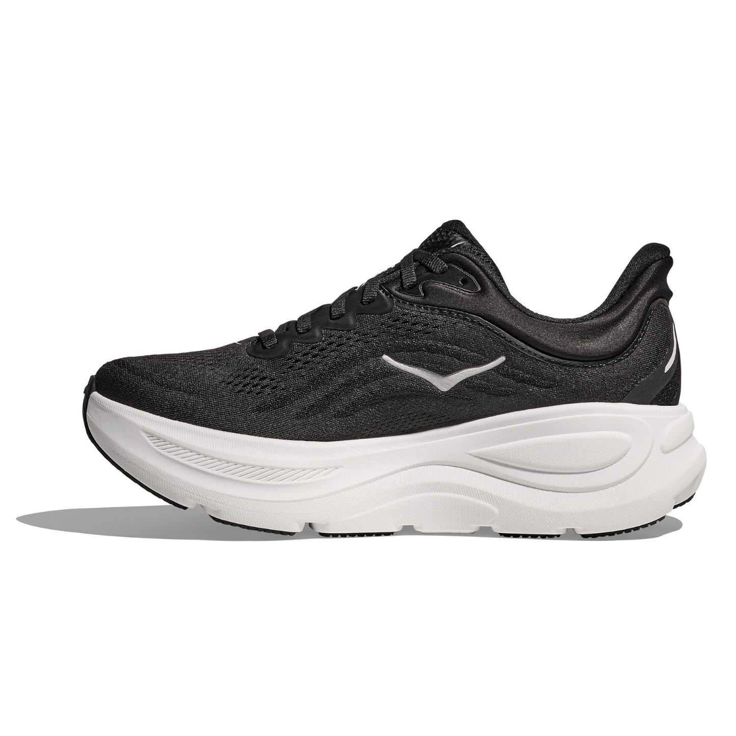 Hoka Men's Bondi 9 (D) Black / White - shoeguru-au