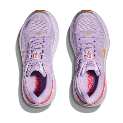 Hoka Women's Bondi 9 (B) Aster Flower / Starlight Glow - shoeguru-au
