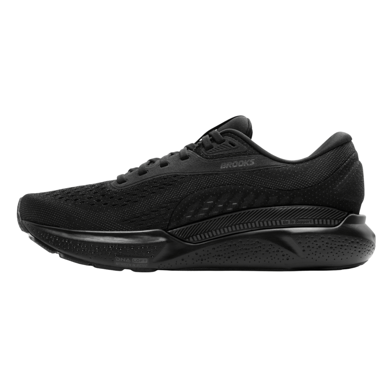 Brooks Women's Adrenaline GTS 24 (2E) Black / Black - shoeguru-au