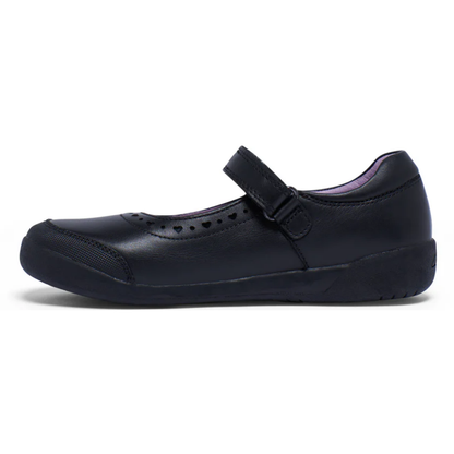 Clarks Bonnie (D) Black / Shopkins - shoeguru-au
