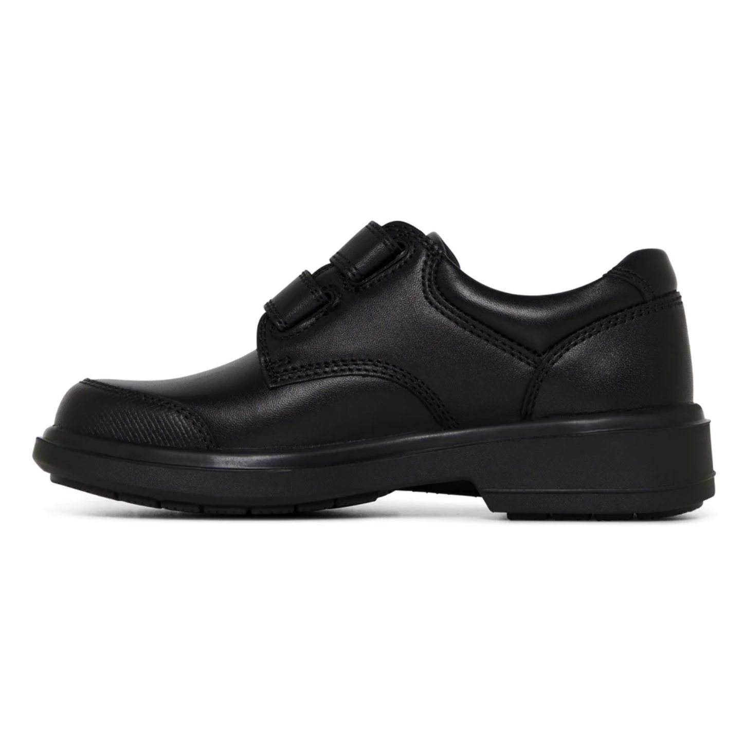 Clarks Discovery Scuff Resistant Toe (E) Black - shoeguru-au
