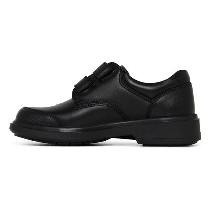 Clarks Discovery Scuff Resistant Toe (E) Black - shoeguru-au