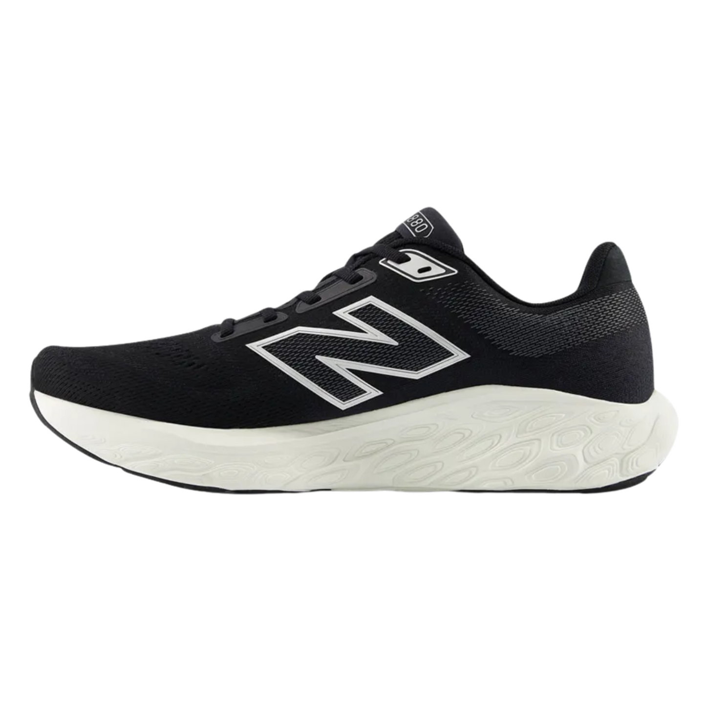 New Balance Men's 880 v14 (2E) Black / Sea Salt / Silver Metallic - shoeguru-au