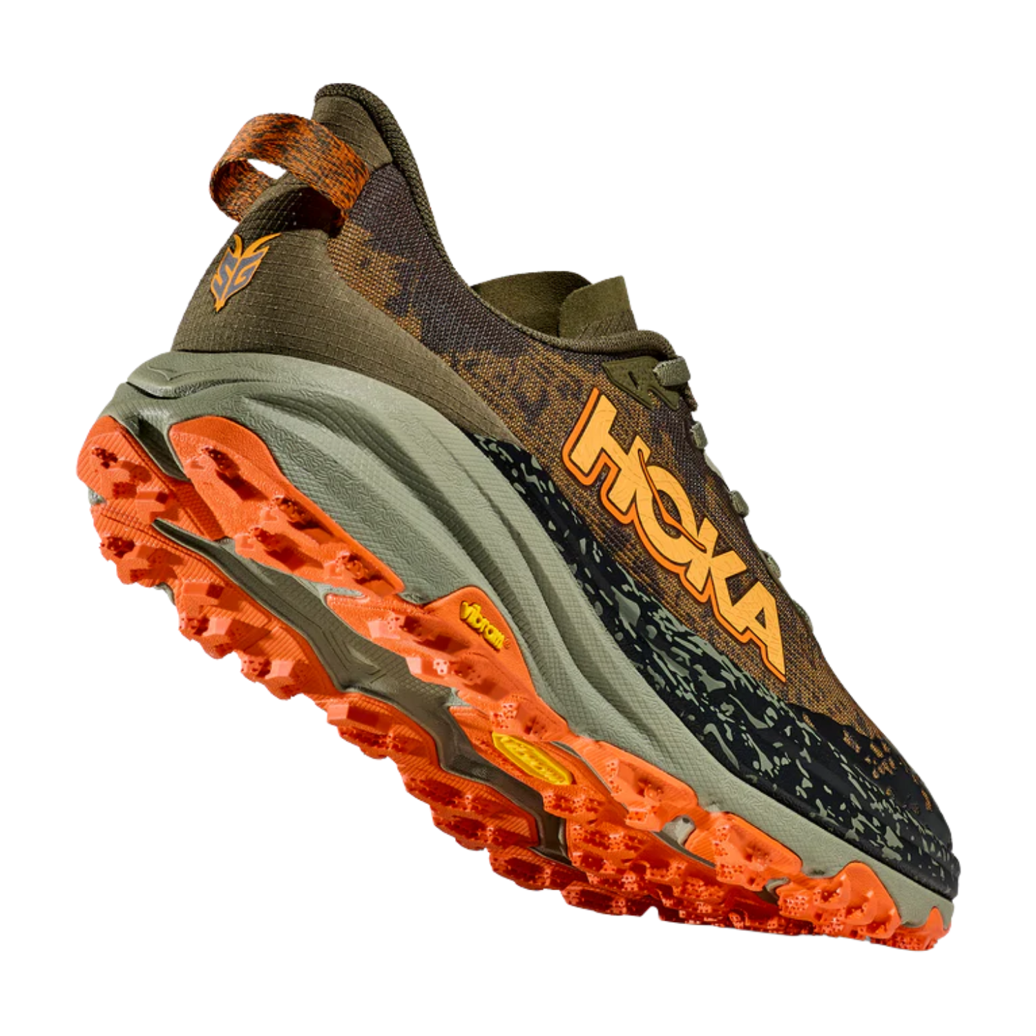 Hoka Men's Speedgoat 6 (2E) Antique Olive / Squash - shoeguru-au