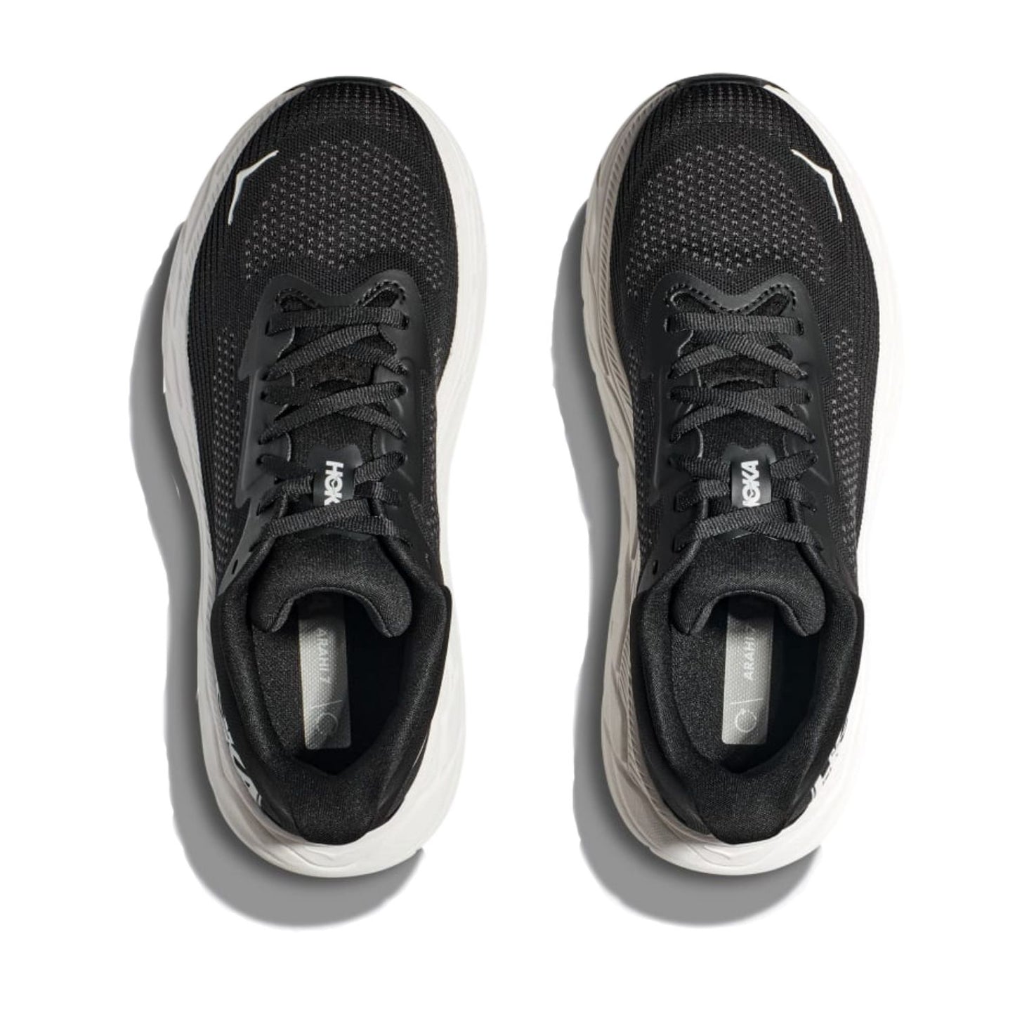 Hoka Women's Arahi 7 (B) Black / White - shoeguru-au