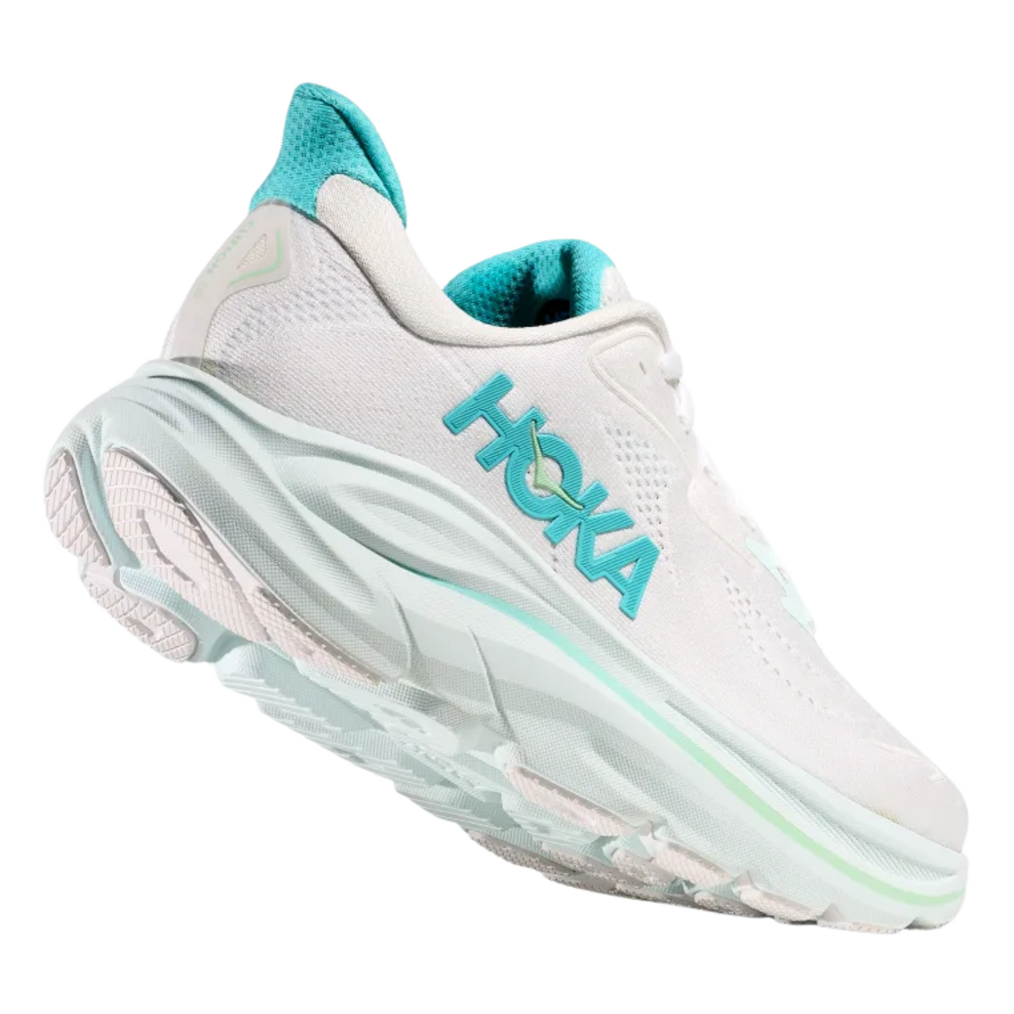 Hoka Women's Clifton 10 (D) White / Cielo Blue - shoeguru-au