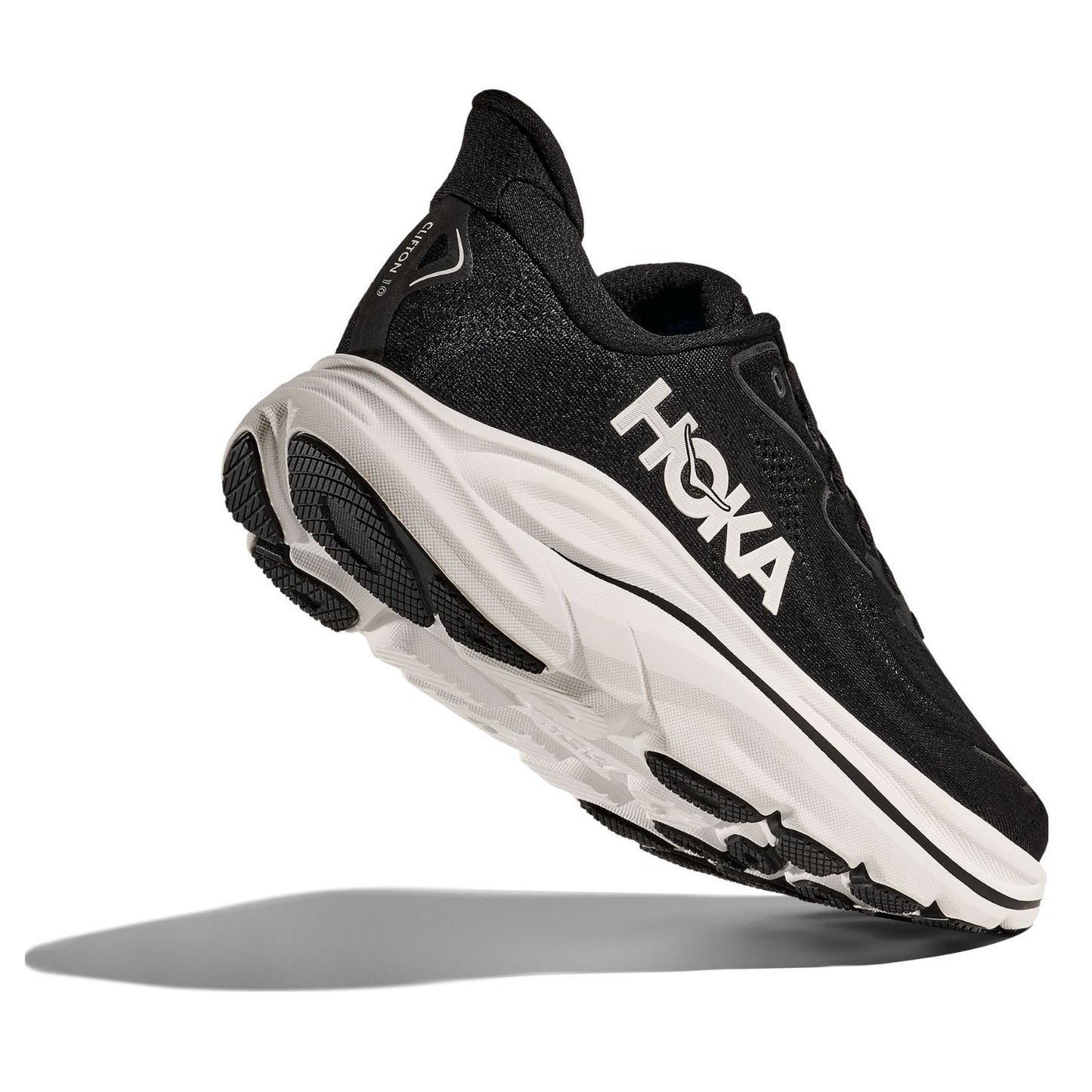 Hoka Men's Clifton 10 (4E) Black / White - shoeguru-au