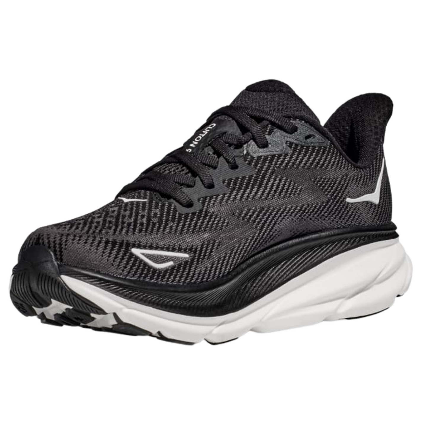 Hoka Men's Clifton 9 (D) Black / White - shoeguru-au