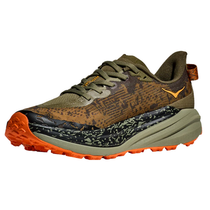 Hoka Men's Speedgoat 6 (2E) Antique Olive / Squash - shoeguru-au