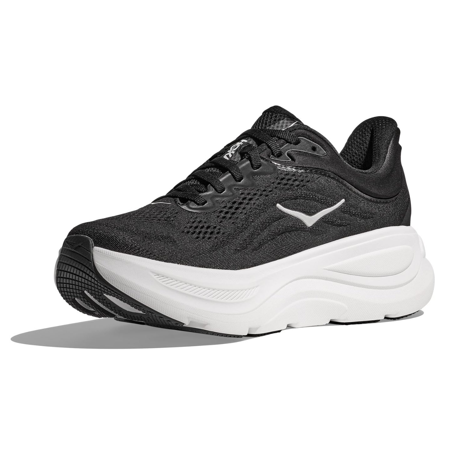 Hoka Men's Bondi 9 (D) Black / White - shoeguru-au