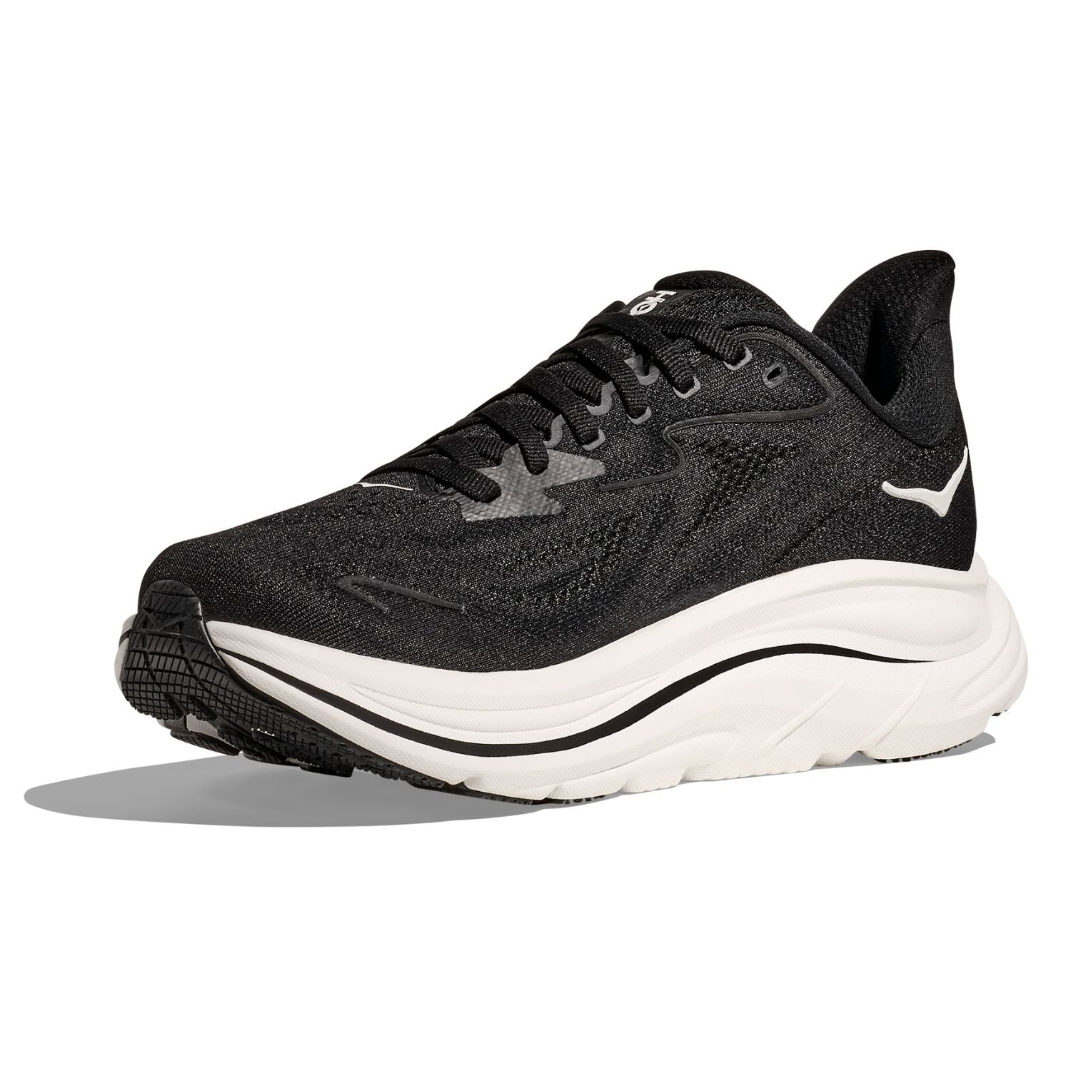 Hoka Men's Clifton 10 (4E) Black / White - shoeguru-au