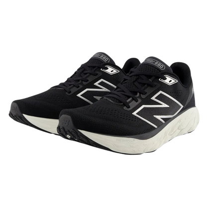 New Balance Men's 880 v14 (2E) Black / Sea Salt / Silver Metallic - shoeguru-au