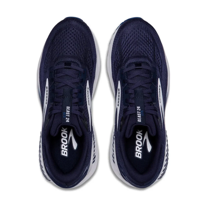 Brooks Men's Beast 24 (2E) Peacoat / Blue / White - shoeguru-au