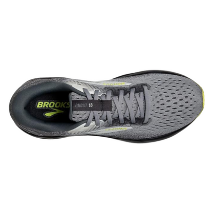 Brooks Men's Ghost 16 (D) Primer / Grey / Lime - shoeguru-au