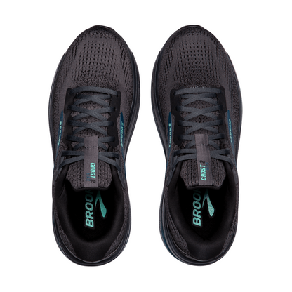 Brooks Men’s Ghost Max 2 (4E) Ebony / Cockatoo / Blue Sapphire - shoeguru-au