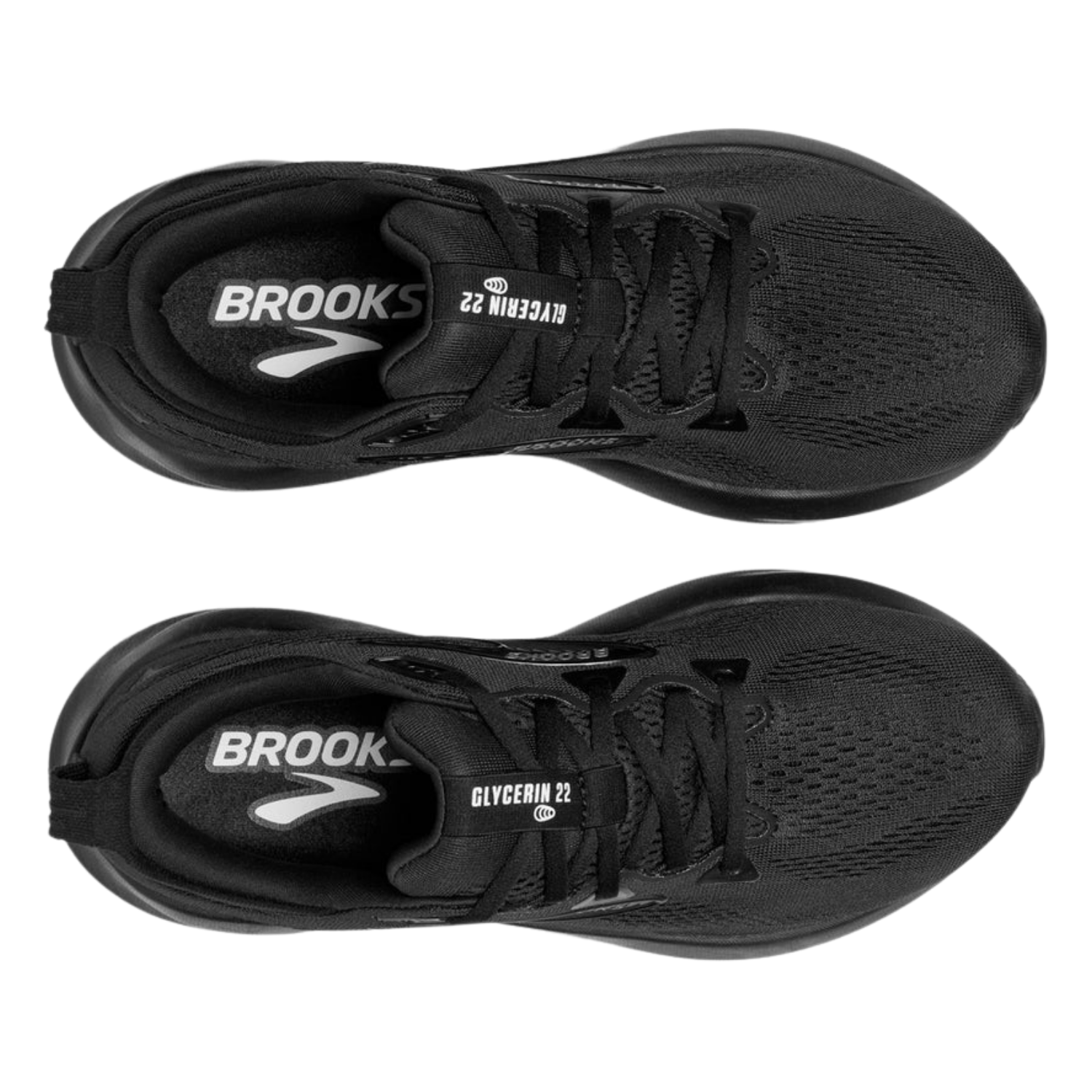 Brooks Men's Glycerin 22 (2E) Black / Black / Ebony - shoeguru-au