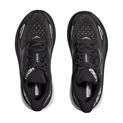 Hoka Men's Clifton 9 (D) Black / White - shoeguru-au