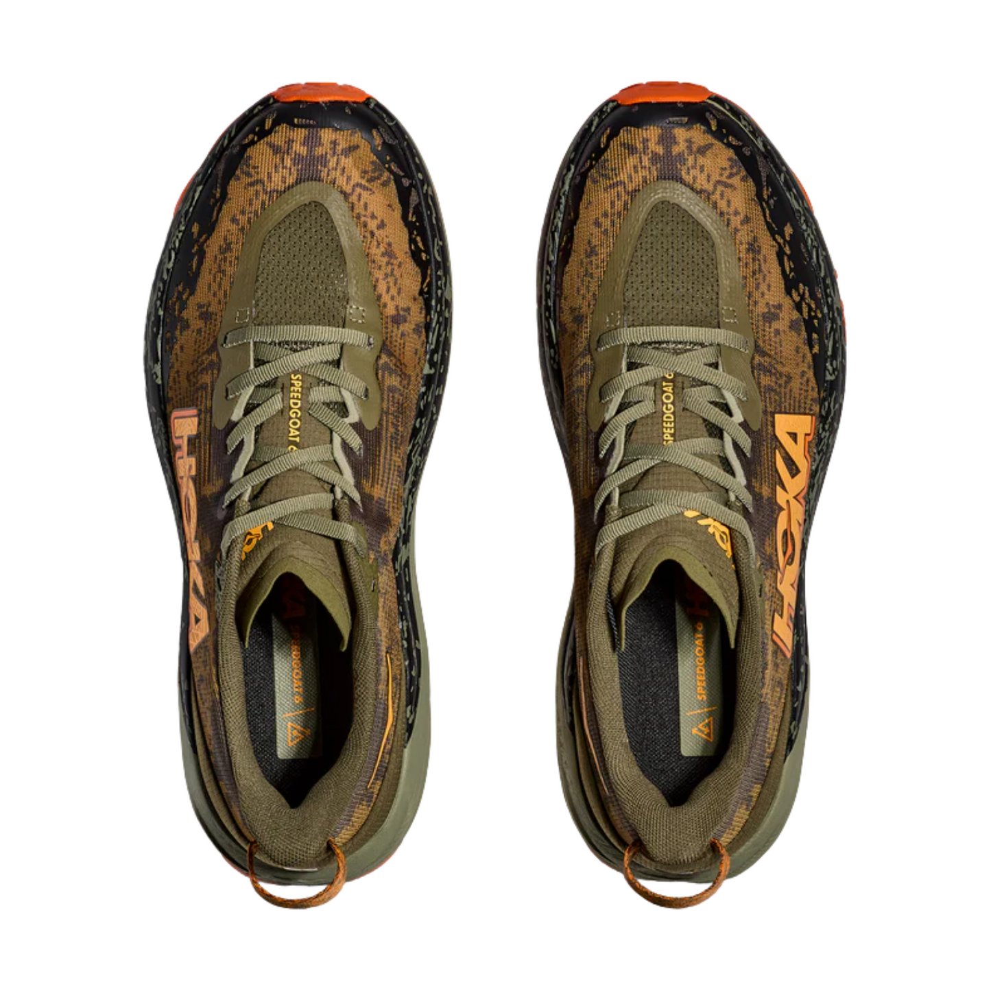Hoka Men's Speedgoat 6 (2E) Antique Olive / Squash - shoeguru-au
