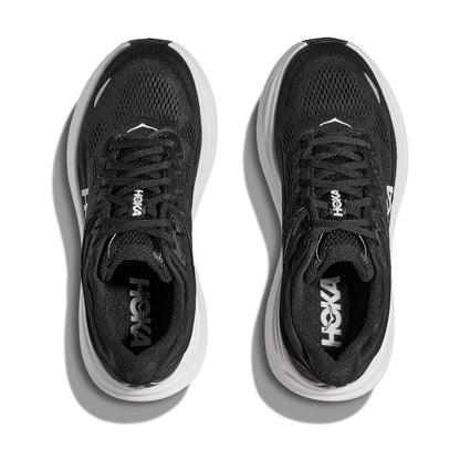 Hoka Men's Bondi 9 (D) Black / White - shoeguru-au
